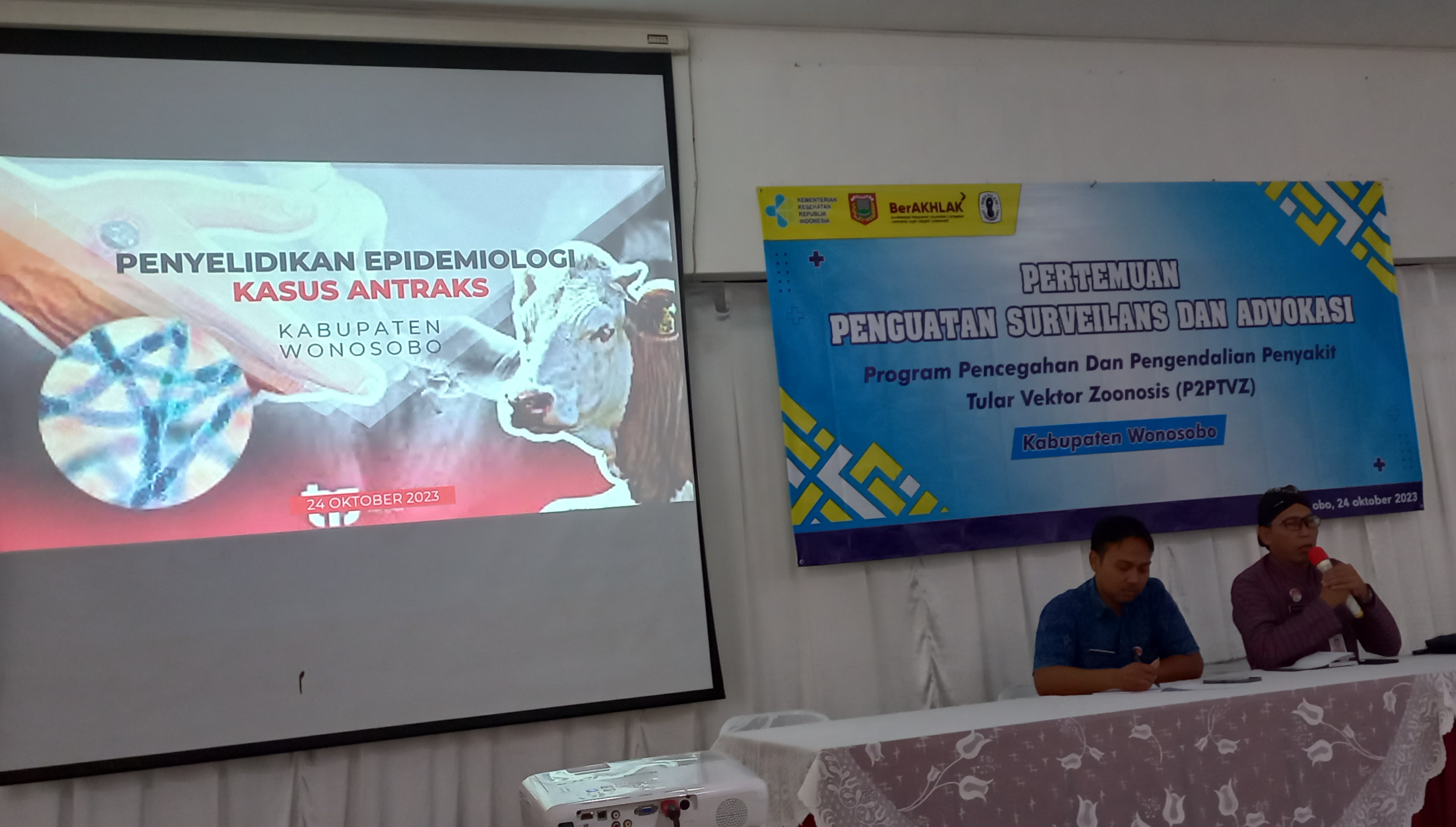 Pertemuan Penguatan Surveilans dan Advokasi Program Pencegahan dan Pengendalian Penyakit Tular Vektor Zoonosis (P2PTVZ) Wonosobo